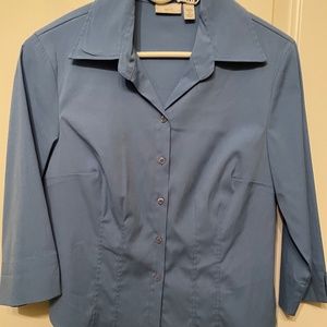 Apt 9 Blue Button Up Business Shirt